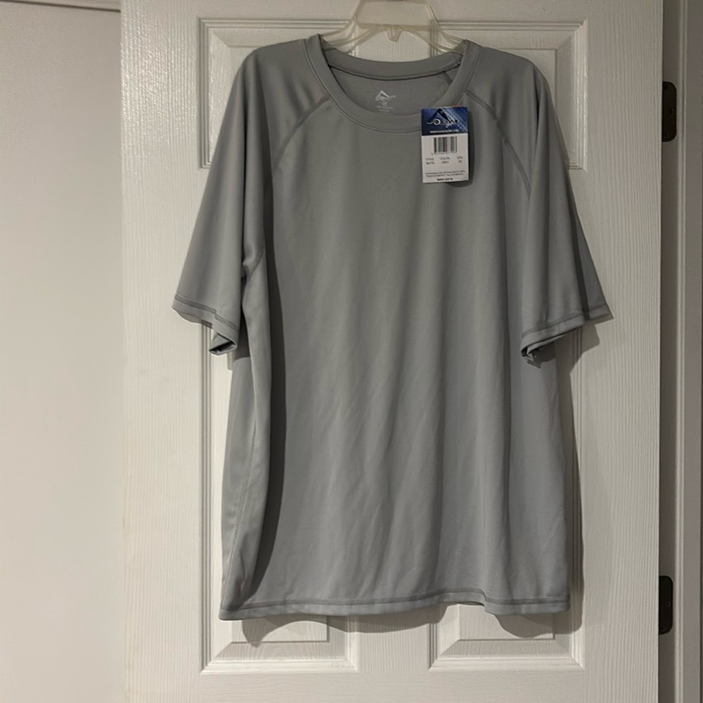 Grey Swim Shirt with Sun Protection